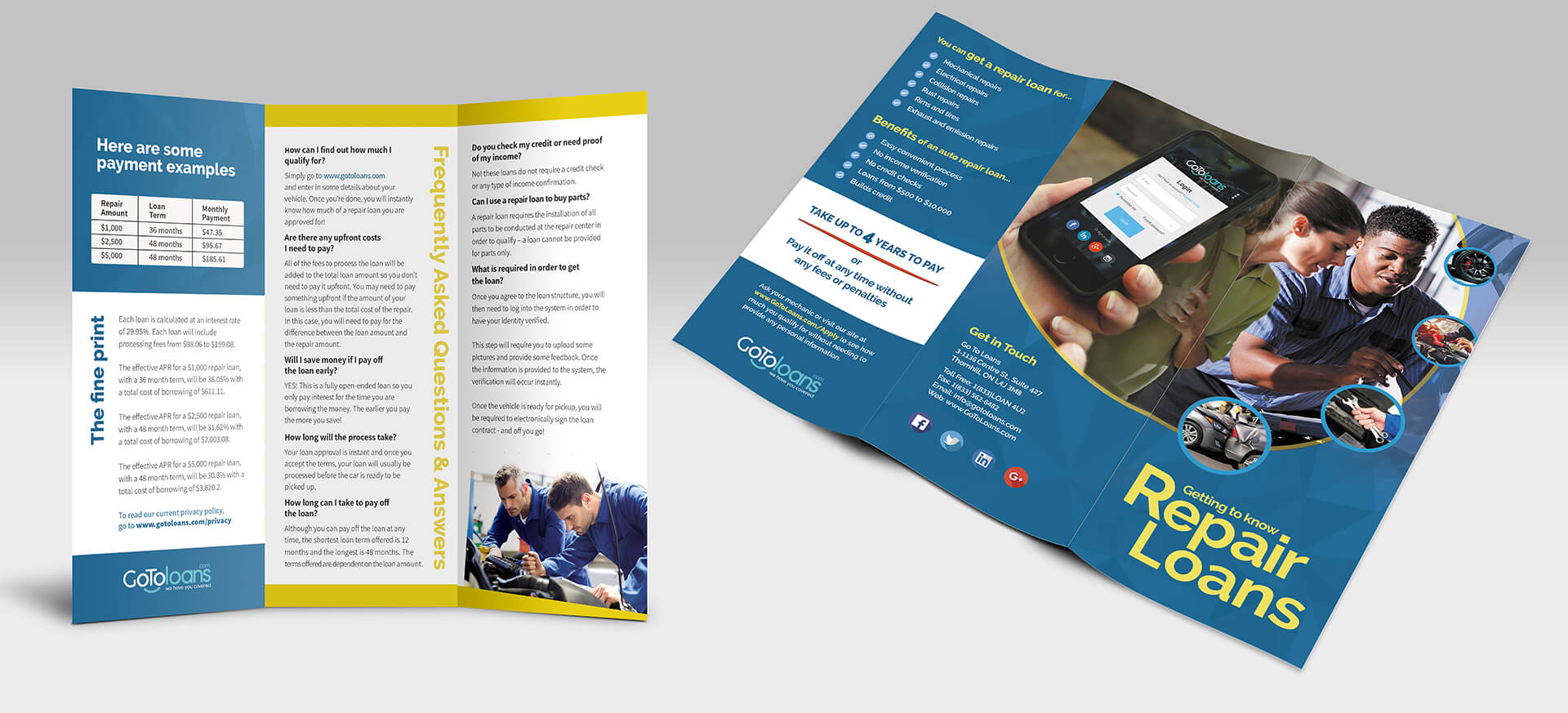 Go To Loans customer brochure