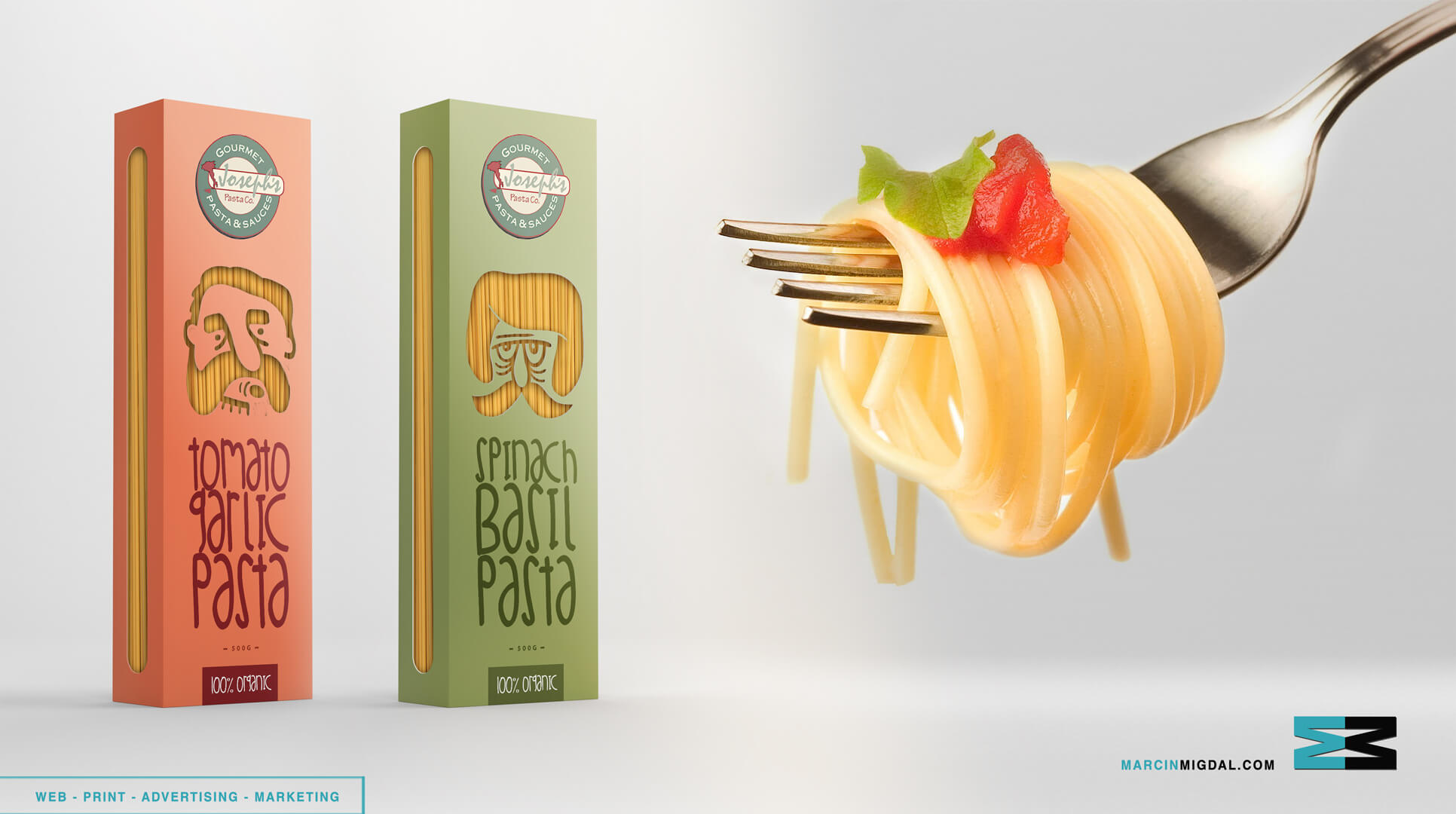 Pasta box mockup