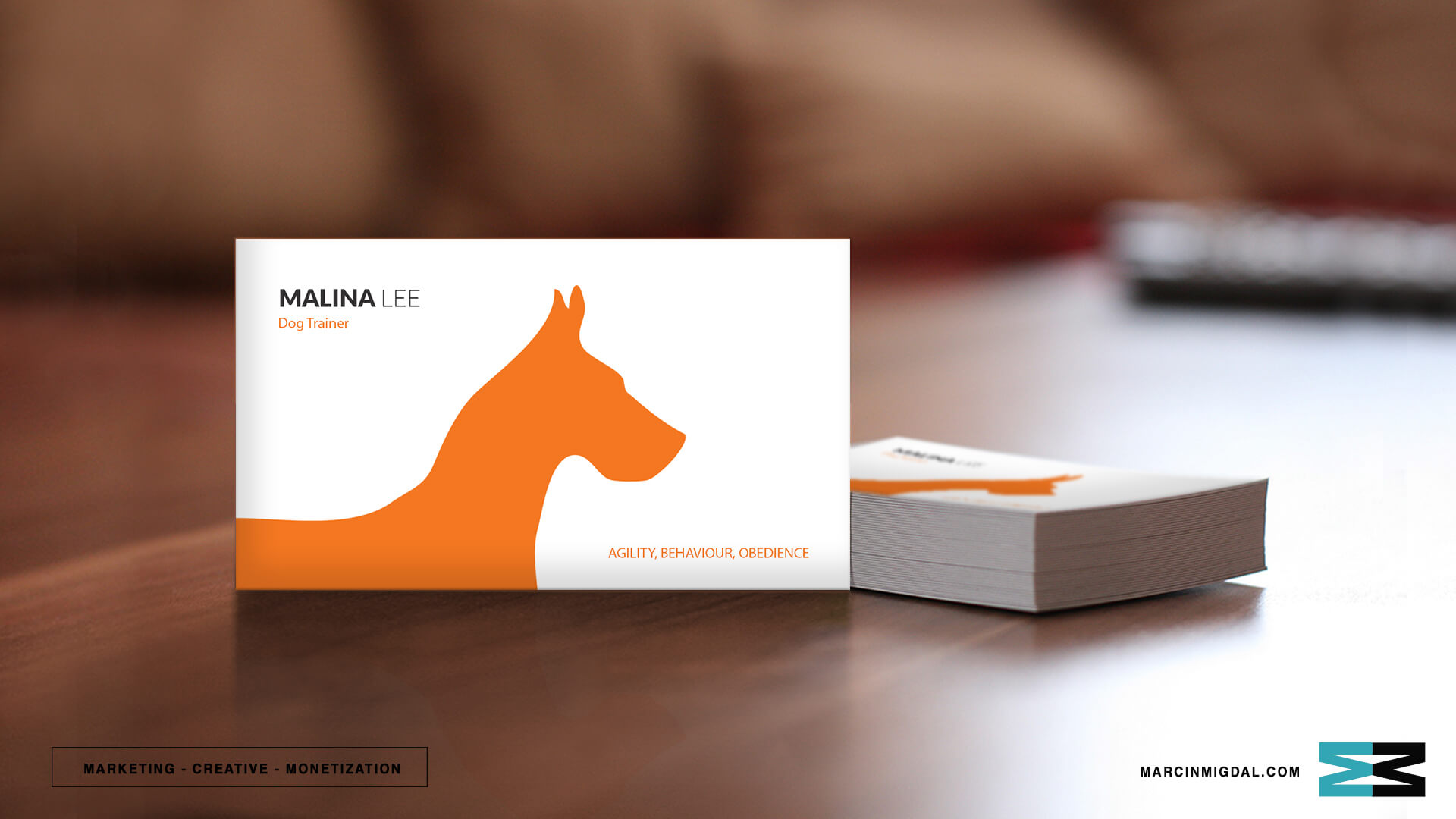Dog Trainer brand card