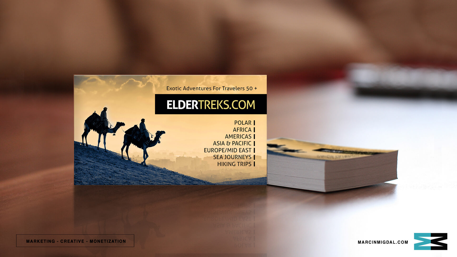 Travel brand card