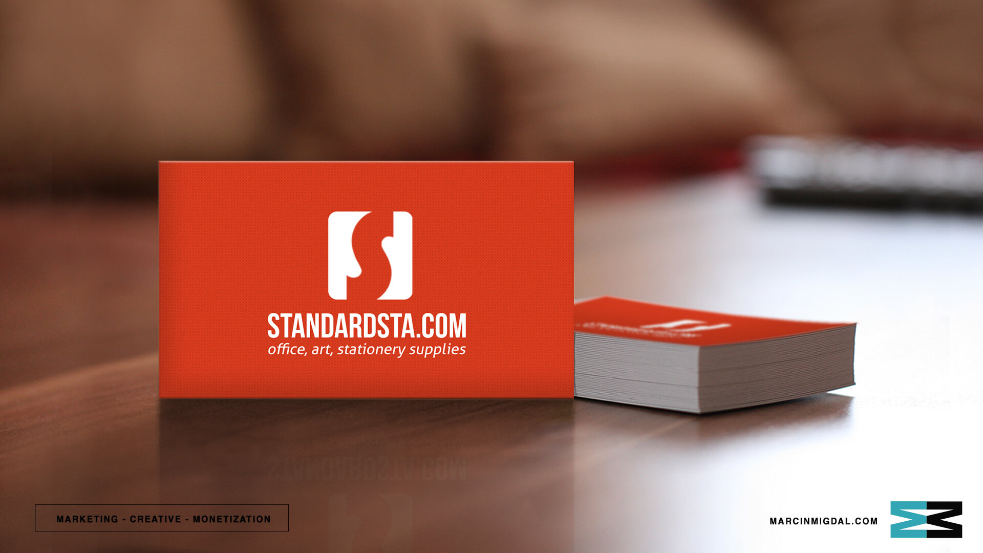 Corporate brand card