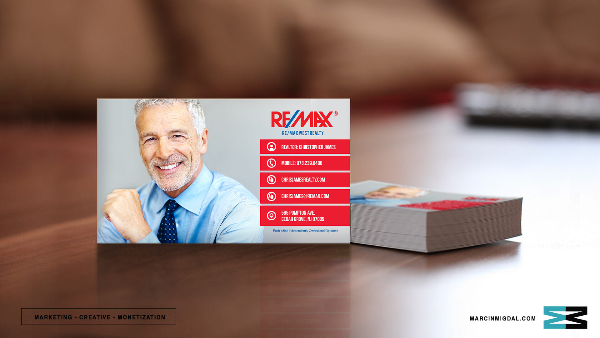 Real Estate brand card