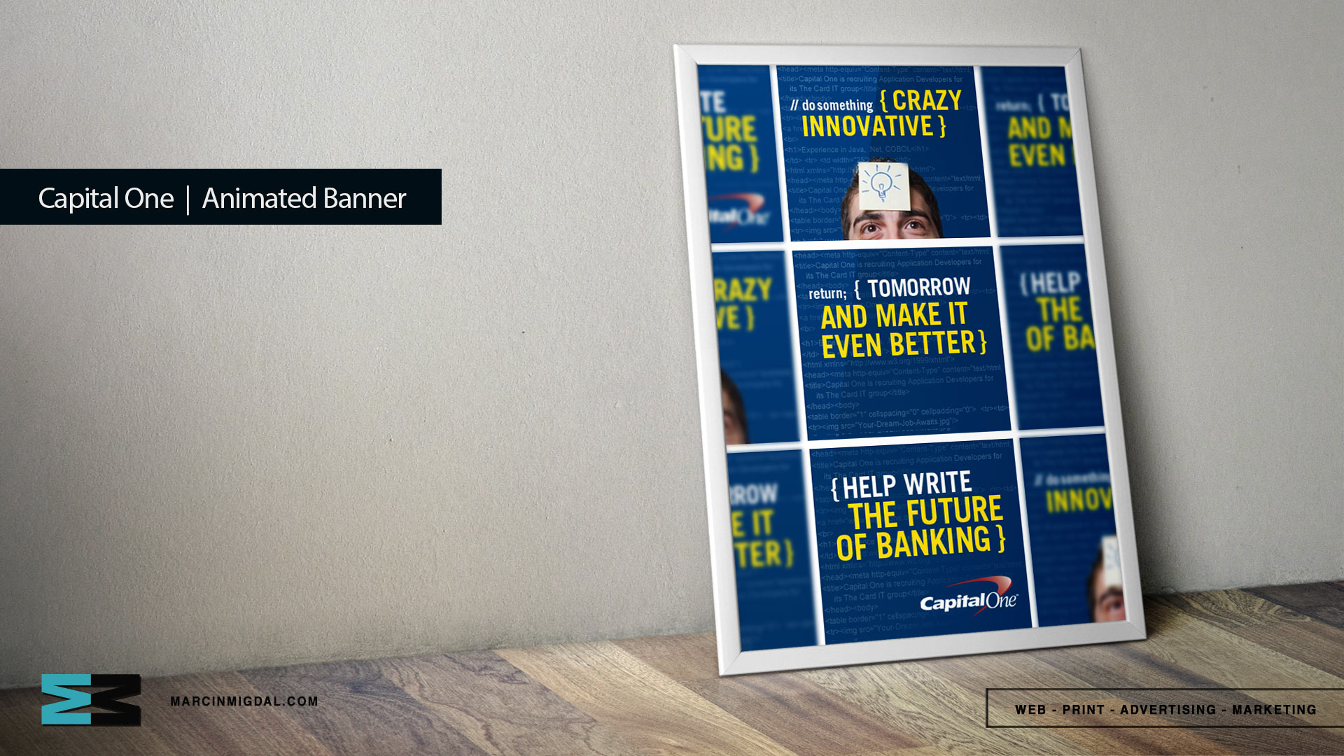 Capital One digital banners