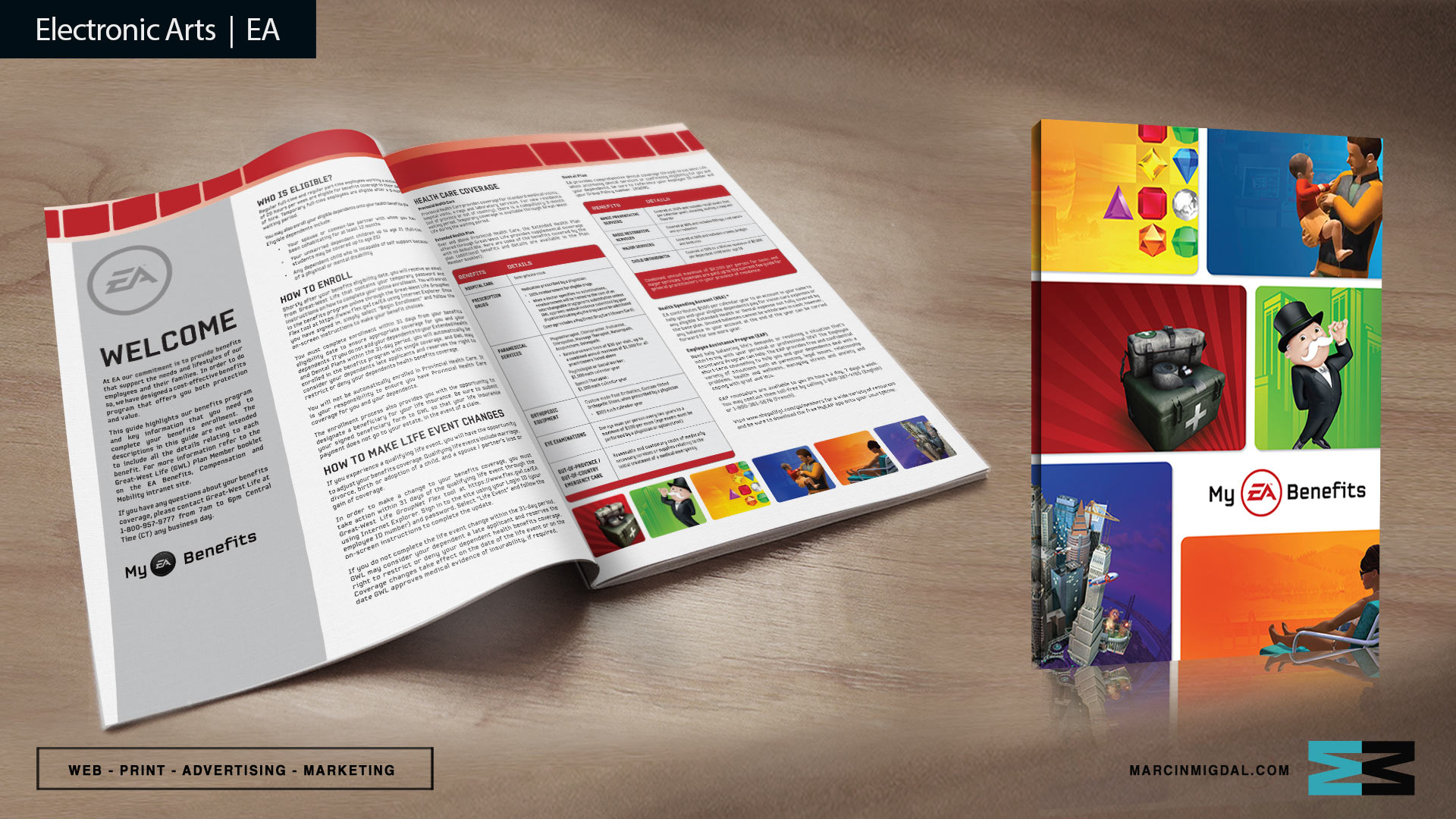 EA editorial layout