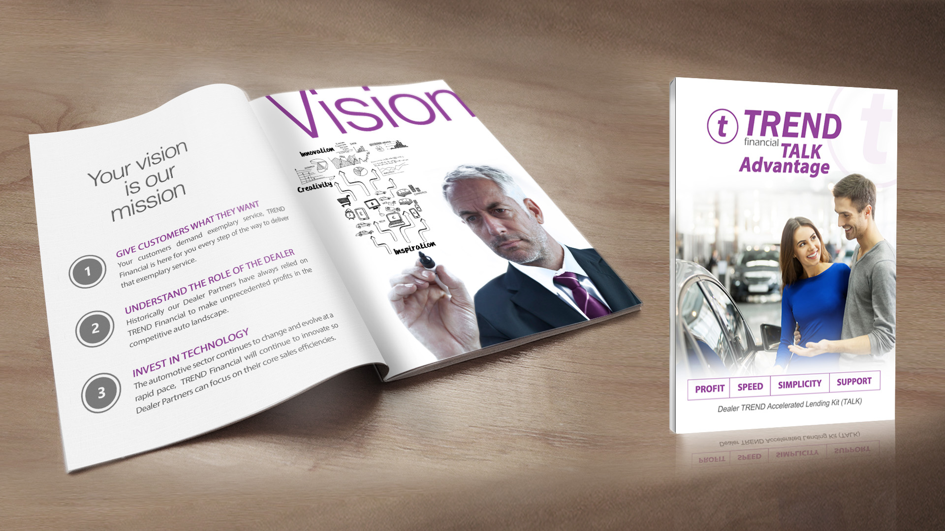 Editorial spread mockup