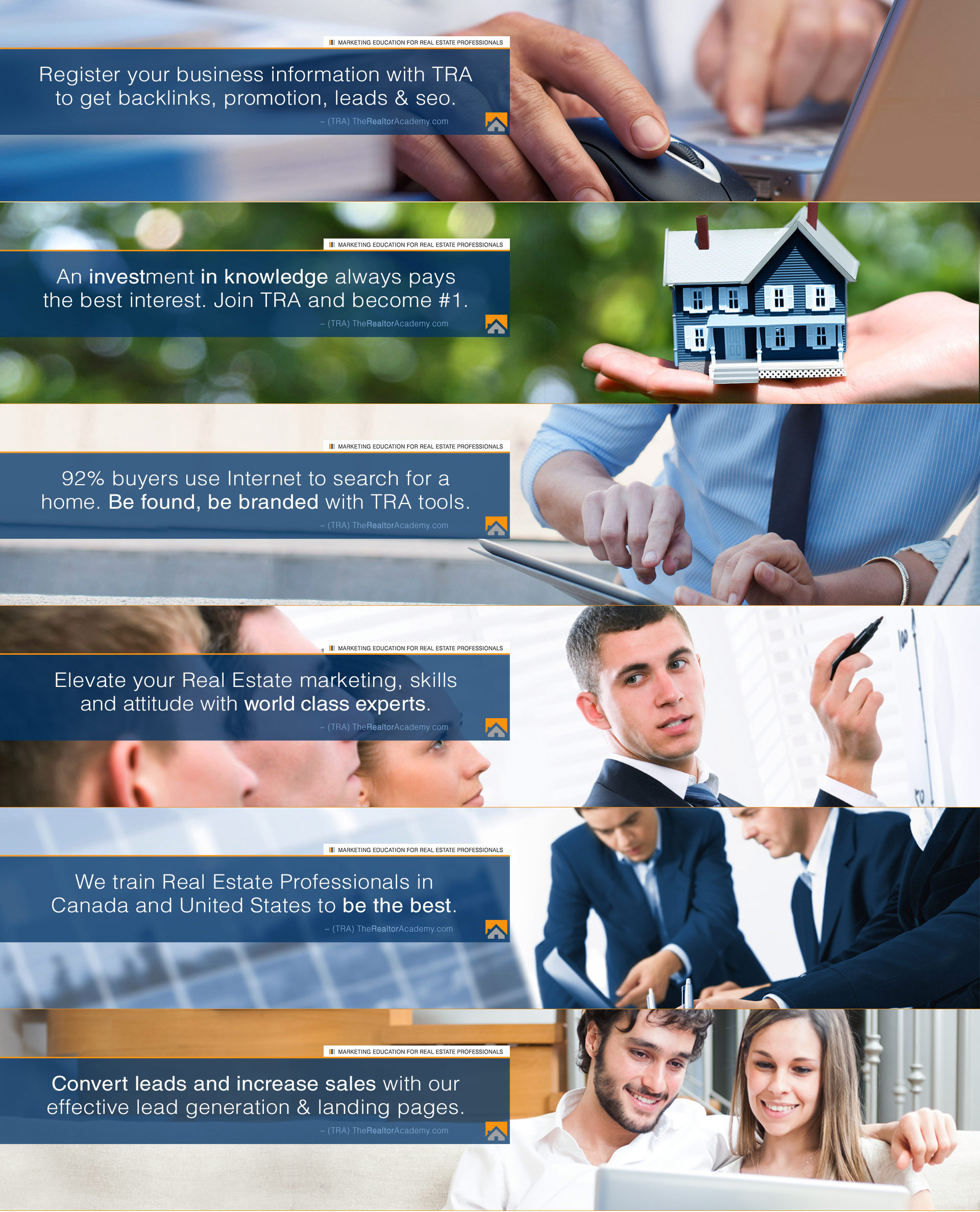 The Realtor Academy web banner campaign